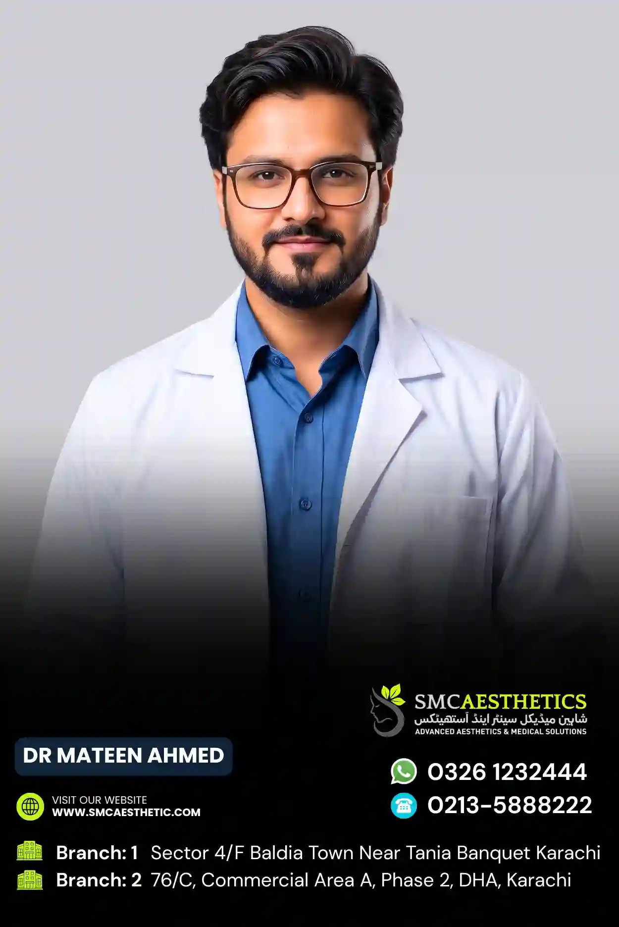 Dr. Mateen Ahmed - Chief Medical Consultant at SMC Aesthetics